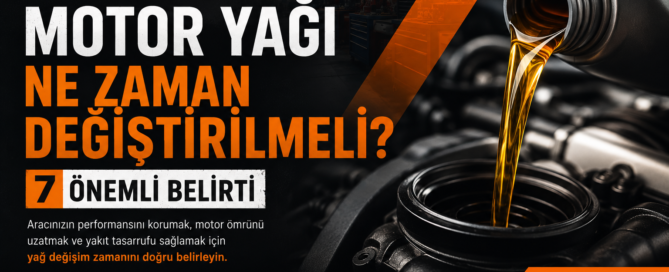 Motor yağı ne zaman değiştirilmeli - MD Service Ankara